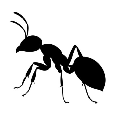 Ant Silhouette SVG cut file