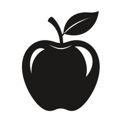 Apple School SVG cut file