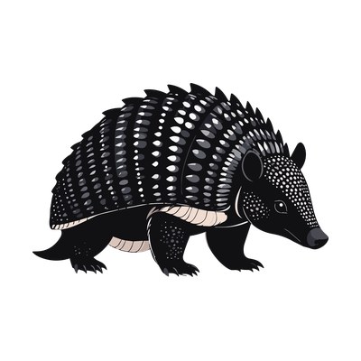 Armadillo Silhouette SVG cut file
