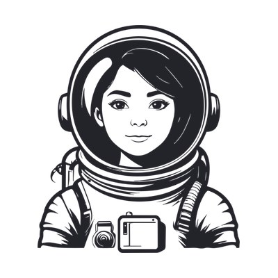 Astronaut Bold SVG cut file