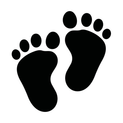 Baby Feet SVG cut file