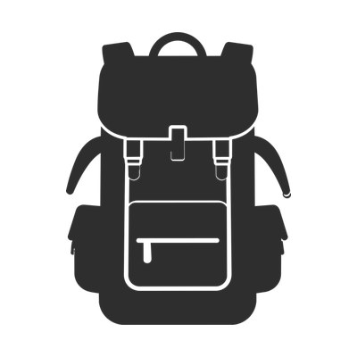 Backpack Hiking SVG cut file