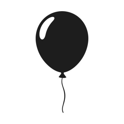 Balloon Single SVG cut file