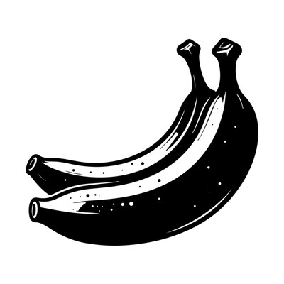 Banana Fruit SVG cut file