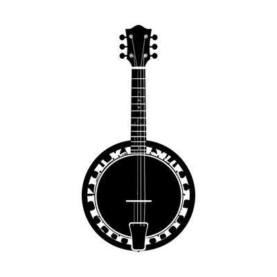 Banjo SVG cut file