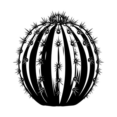 Barrel Cactus SVG cut file