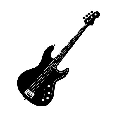 Bass Fish Silhouette SVG cut file