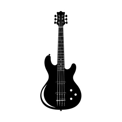 Bass Guitar SVG cut file