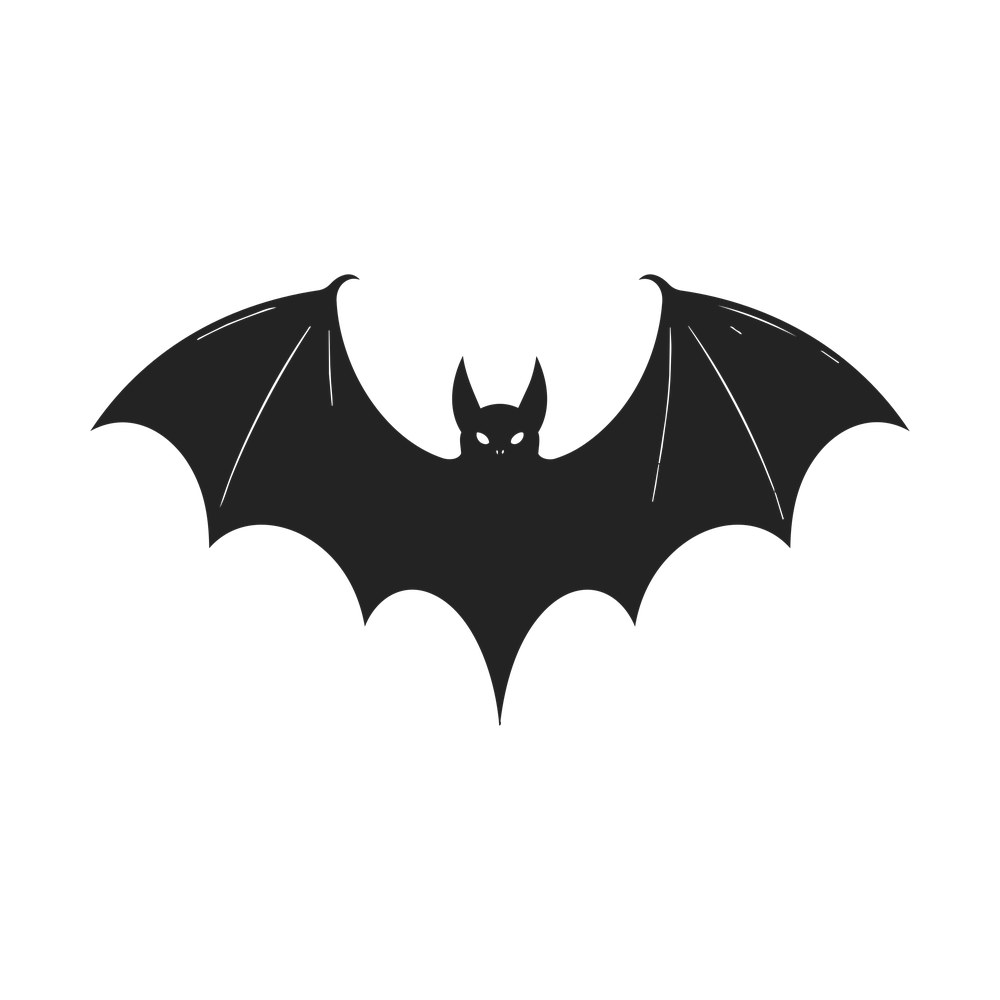 Bat SVG cut file – SVG, PNG, DXF