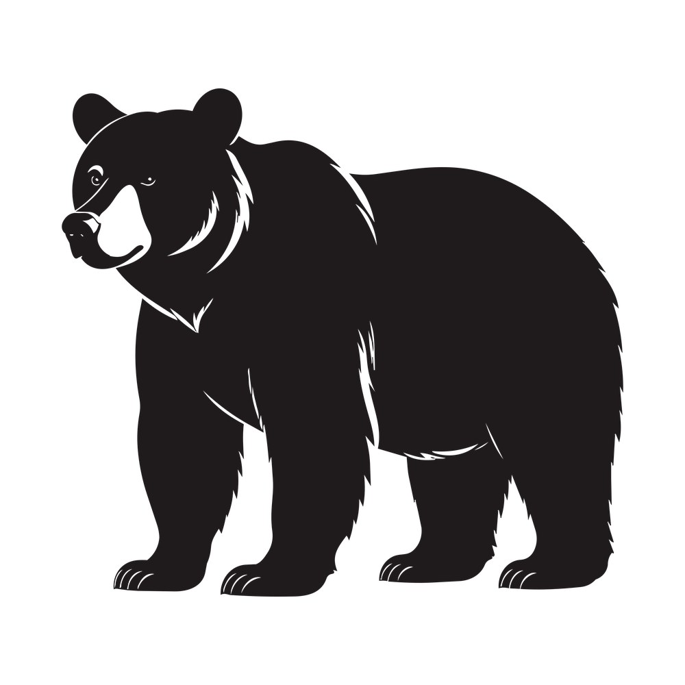 Bear SVG cut file – SVG, PNG, DXF