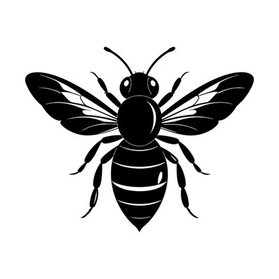 Bee SVG cut file