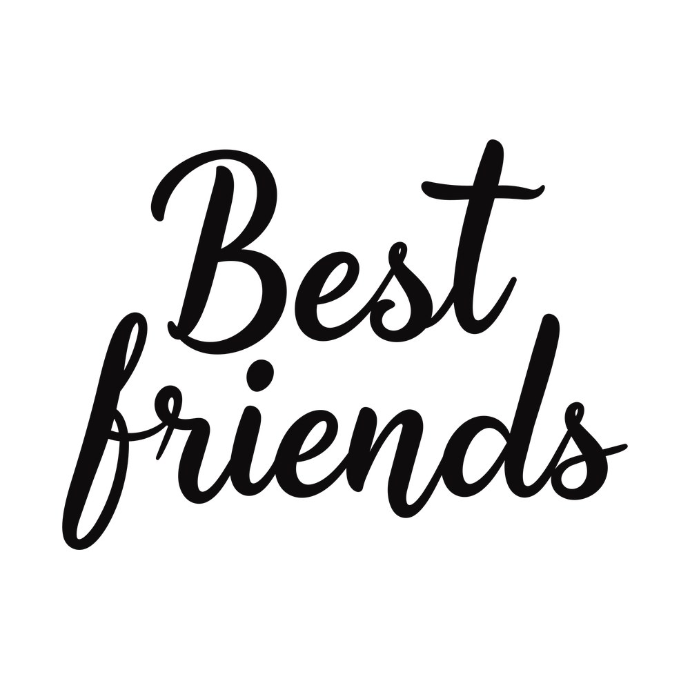 Best Friends SVG cut file – SVG, PNG, DXF