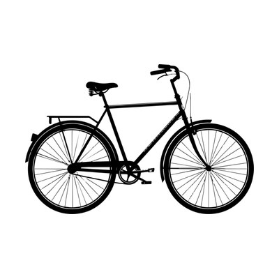 Bicycle Retro Side SVG cut file