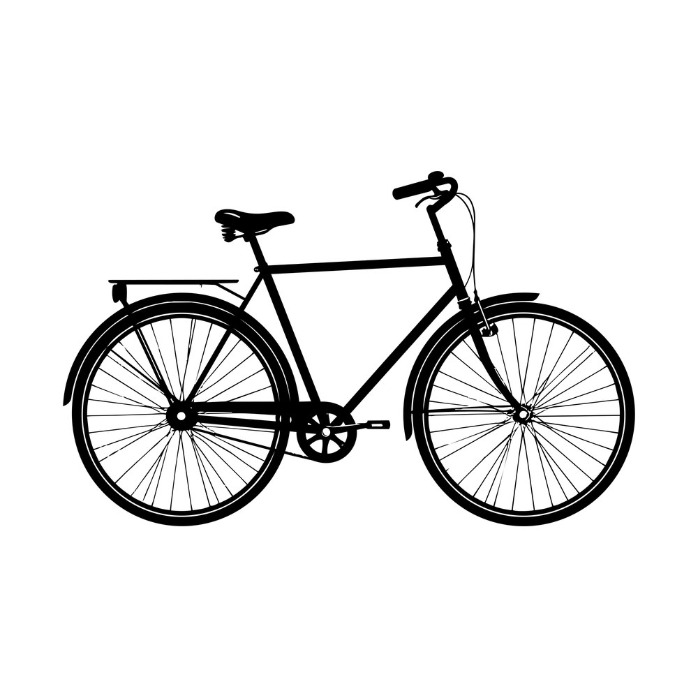 Bicycle SVG cut file – SVG, PNG, DXF