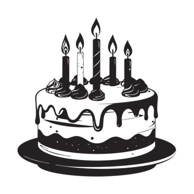 Birthday Cake SVG cut file