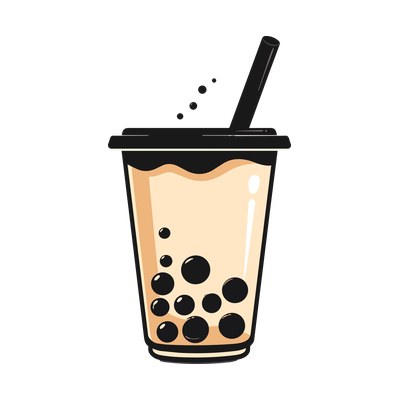 Boba Tea SVG cut file
