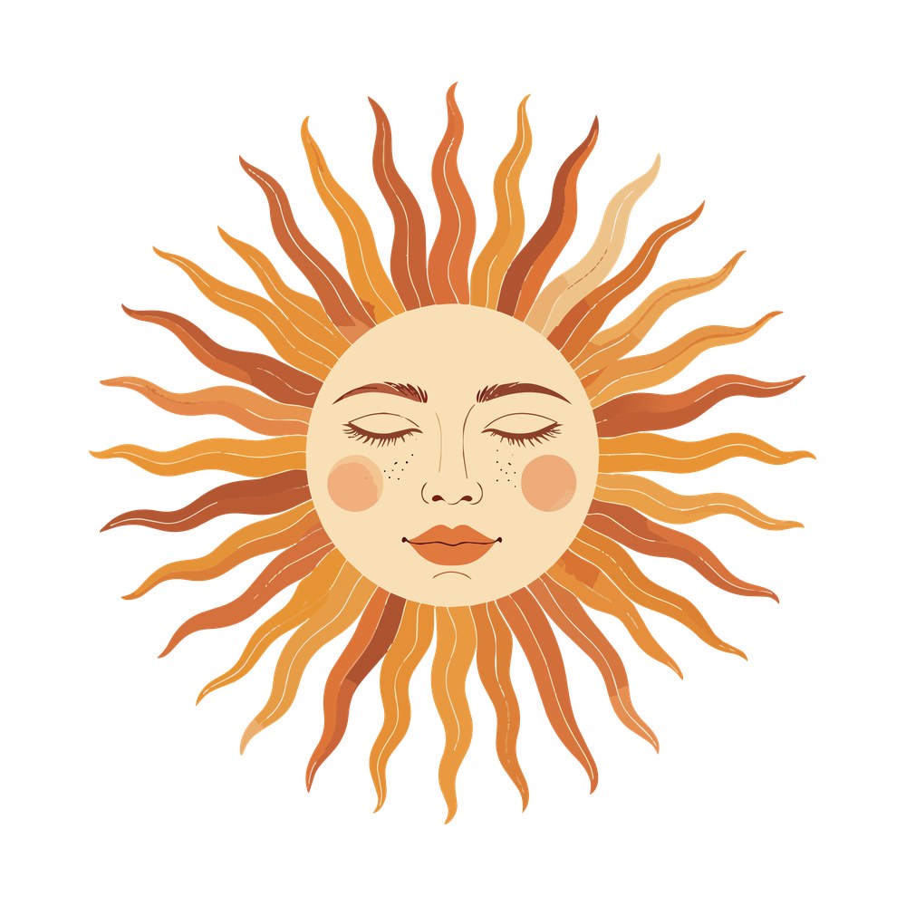 Boho Sun Sublimation PNG + SVG – SVG, PNG