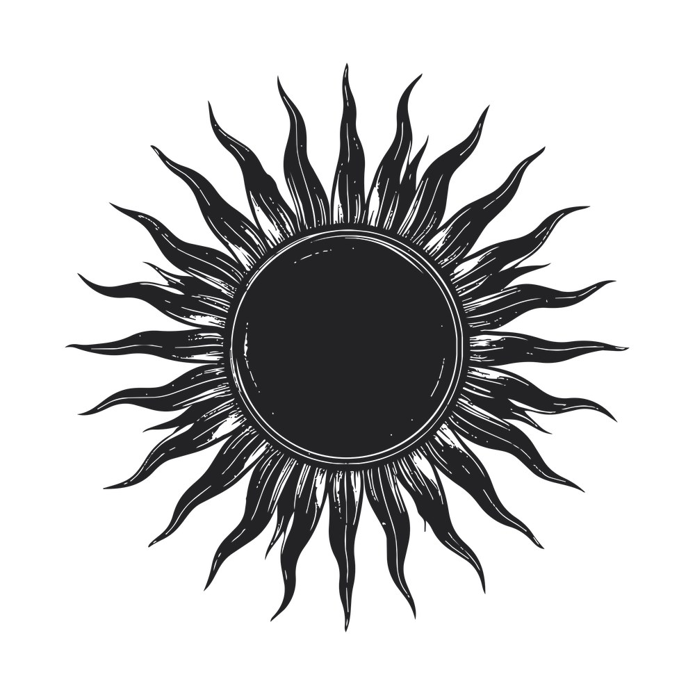 Boho Sun Frame SVG cut file – SVG, PNG, DXF
