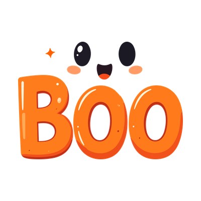 Boo Ghost Stack SVG cut file