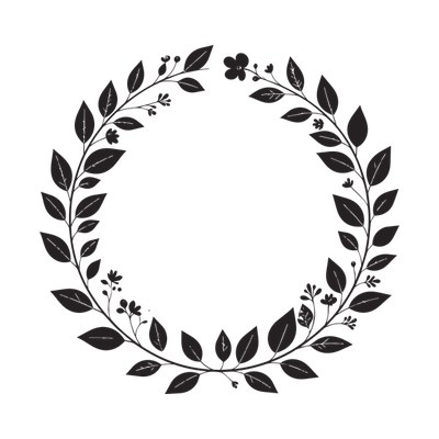 Botanical Frame SVG cut file
