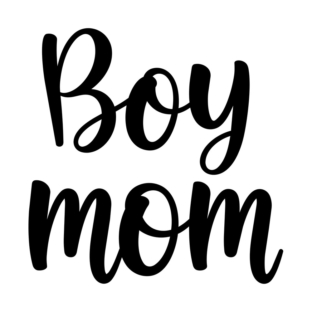 Boy Mom SVG cut file – SVG, PNG, DXF