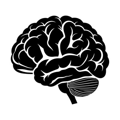 Brain Geometric SVG cut file
