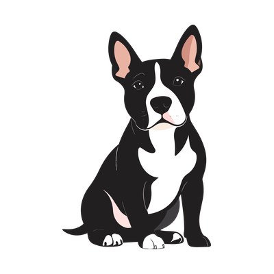 Bull Terrier Flaticon SVG cut file