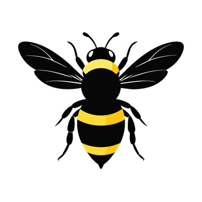 Bumblebee Silhouette SVG cut file