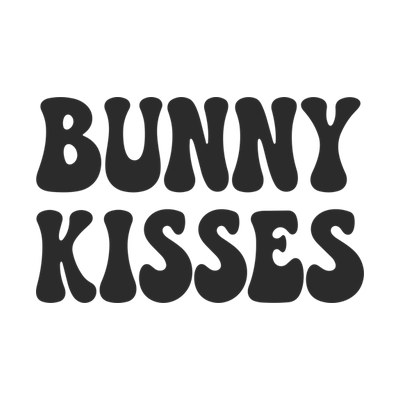 Bunny Kisses Retro SVG cut file