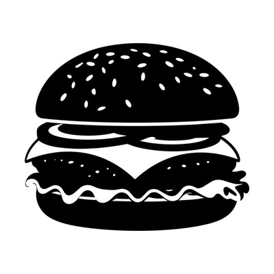 Burger SVG cut file
