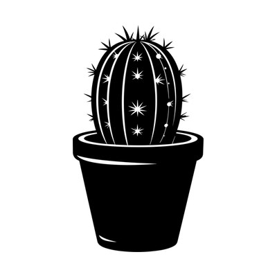 Cactus Pot SVG cut file