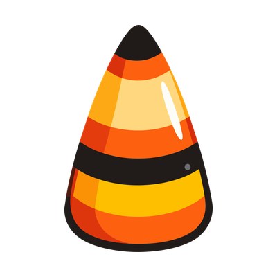 Candy Corn Stencil SVG cut file