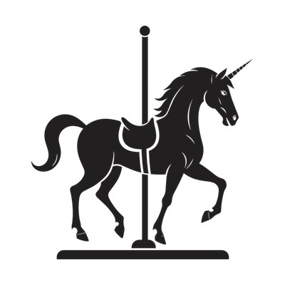 Carousel Horse SVG cut file