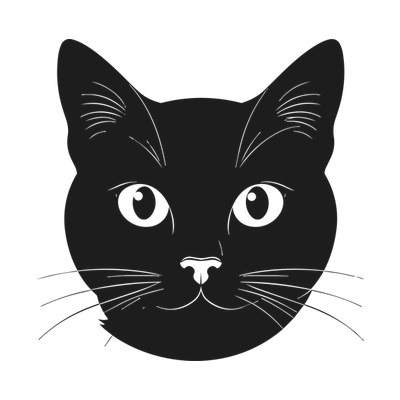 Cat Face SVG cut file