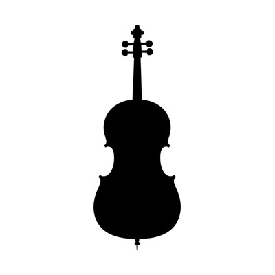 Cello SVG cut file