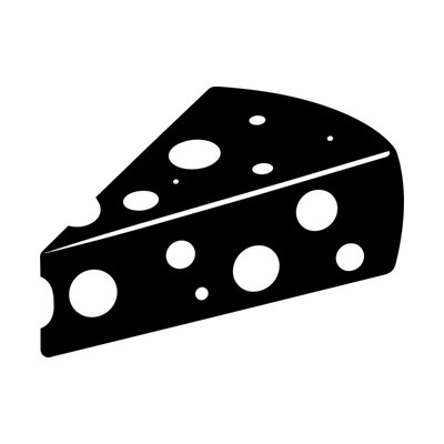 Cheese Wedge SVG cut file