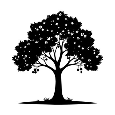 Cherry Tree SVG cut file