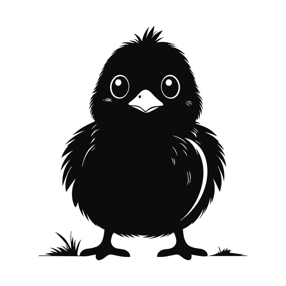 Chick SVG cut file – SVG, PNG, DXF