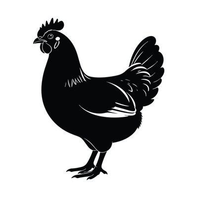 Chicken SVG cut file