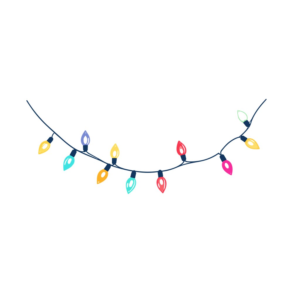 Christmas Lights Sublimation PNG + SVG – SVG, PNG