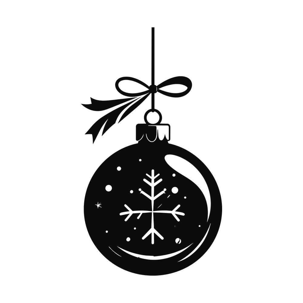 Christmas Ornament SVG cut file – SVG, PNG, DXF