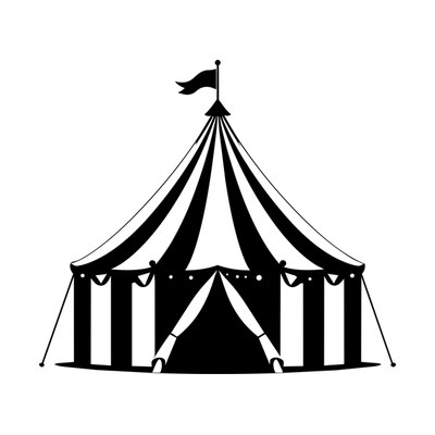 Circus Tent SVG cut file