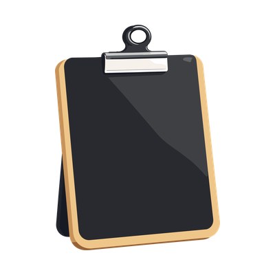 Clipboard Chunky Side SVG cut file
