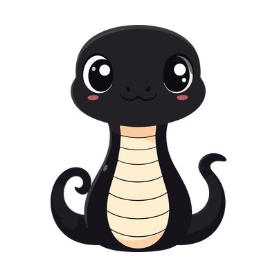 Cobra Kawaii SVG cut file