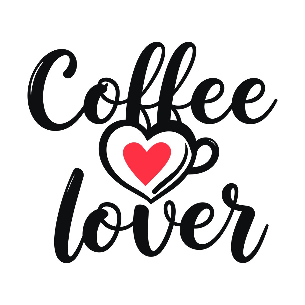 Coffee Lover SVG cut file – SVG, PNG, DXF, EPS