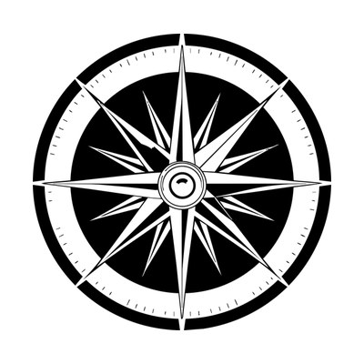 Compass Simple SVG cut file