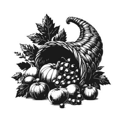 Cornucopia SVG cut file