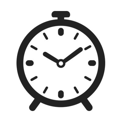 Countdown Clock Stencil SVG cut file