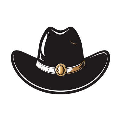 Cowboy Hat Icon SVG cut file
