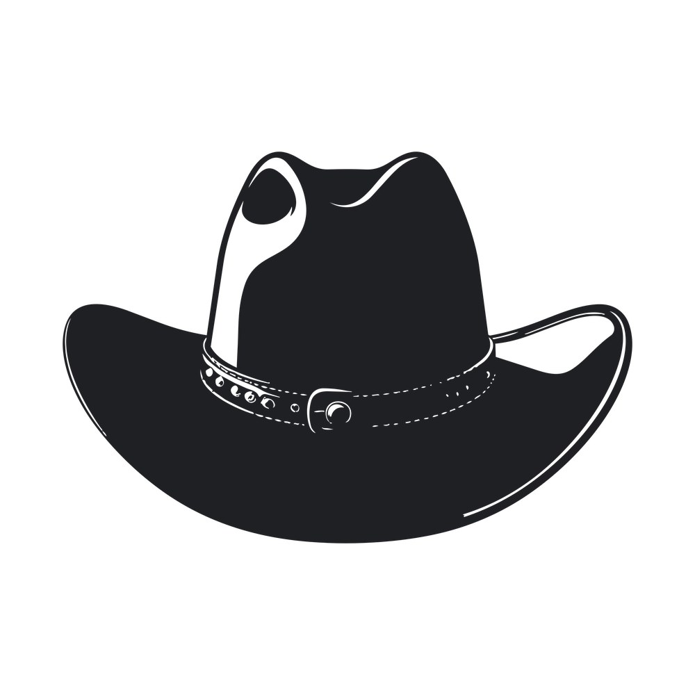 Cowboy Hat SVG cut file – SVG, PNG, DXF